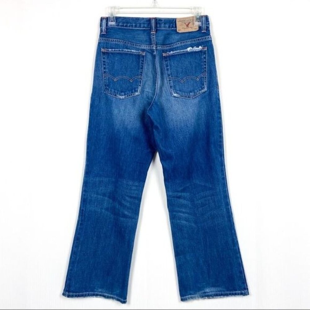American Eagle Bootcut Button Fly Jeans Mens 26x28 - image 2